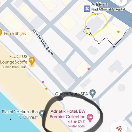 Family Friendly 2-bedroom In :) Lägenhet Durrës